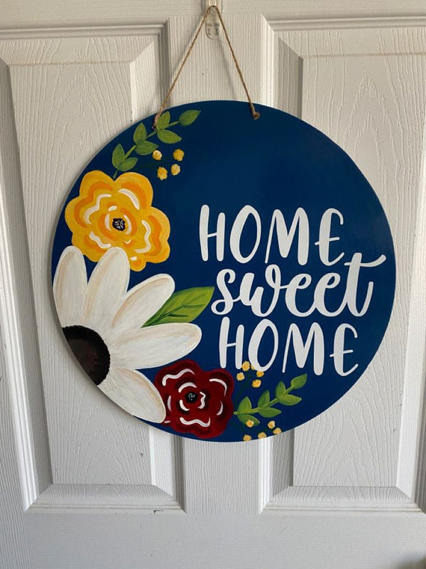 Home Sweet Home Wall Hanging Wooden Wall Decor Frame Board| 3D Board Design For Door or Wall | Home Decorative Items For Living Room, Bedroom, Balcony, Entrance Artworks Wall Hangings